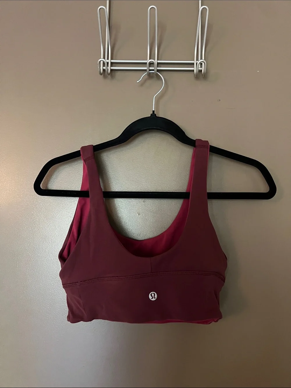 lululemon Align Bra A/B in Pomegranate/Red Merlot - Size 6 - Picture 5 of 7